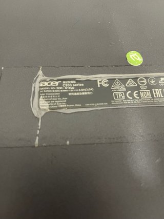 Acer Chromebook con caricabatterie