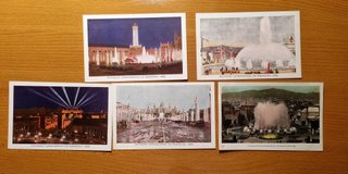 Lote 9 Postales Exposición Barcelona 1929