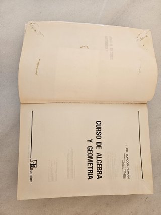 Curso de Álgebra y Geometría - Juan de Burgos -