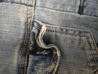 Chaleco vaquero Hollister azul