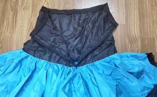 Falda Sevillana Azul con Volantes