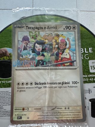 Carta Pokémon Terapagos e Amici Promo