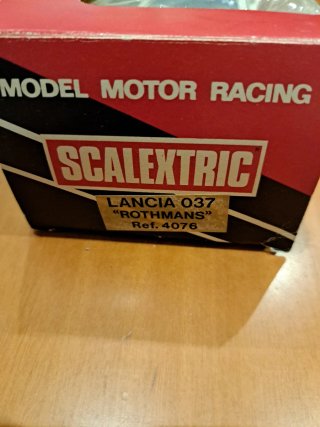 Scalextric Lancia 037 Rothmans con Caja
