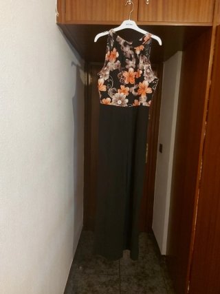 Mono largo sin mangas estampado