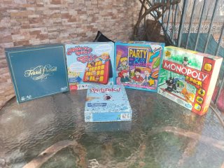 Lote Juegos de 5 juegos de Mesa