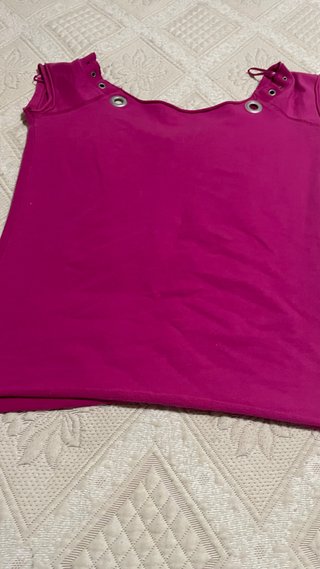 Camiseta mujer rosa