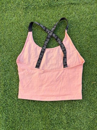 Top deportivo Fila salmón mujer Talla S