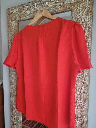 Blusa Massimo Dutti Roja