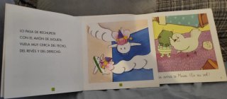 Lote 4 libros infantiles, letra grande.