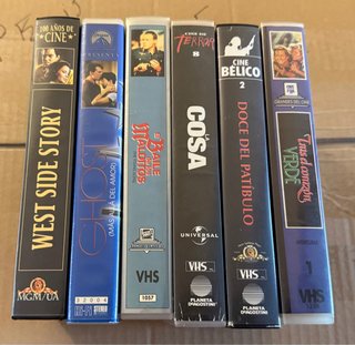 Lote 6 VHS Clásicos y Terror (Español)