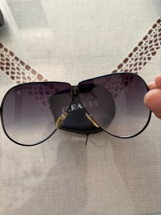 Gafas de sol Ferrari plegables vintage con estuche