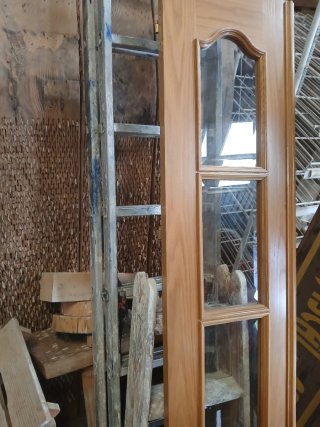 Puerta doble madera Mafiza 2,03m x 73cm