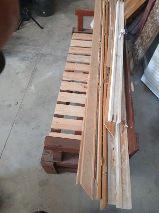 Puerta doble madera Mafiza 2,03m x 73cm