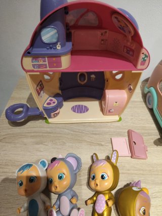 Lote Bebés Llorones Casa y Coche