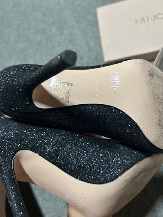 Tacchi Liu Jo neri glitter