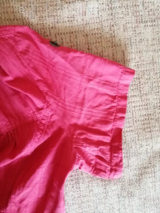 Vestido corto mujer rosa/rojo
