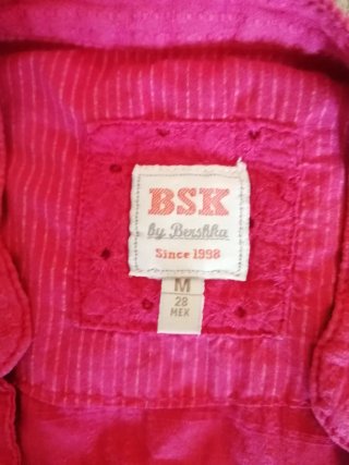 Vestido corto mujer rosa/rojo