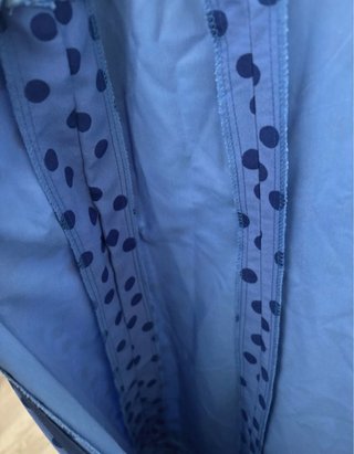 Vestido Flamenca Azul Lunares
