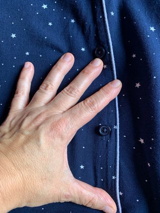 Pijama Estrellas Azul Talla L Oysho