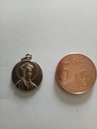 Medalla religiosa antigua