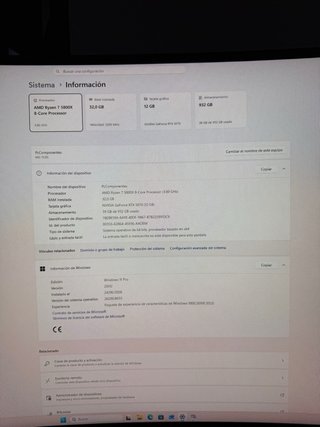 PC Gaming Ryzen 7 5800X / 32GB RAM / 1TB SSD RTX