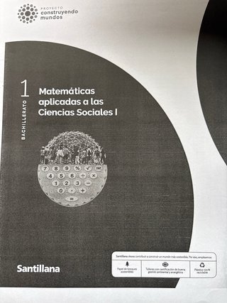 Matemáticas aplicadas a las Ciencias Sociales I...