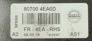ELEVALUNAS DELANTERO DERECHO NISSAN QASHQAI (J11)