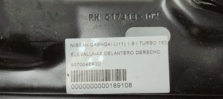 ELEVALUNAS DELANTERO DERECHO NISSAN QASHQAI (J11)