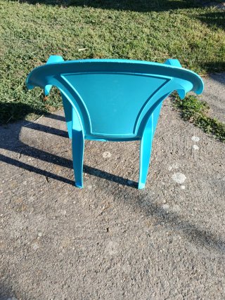 Silla infantil Frozen azul.