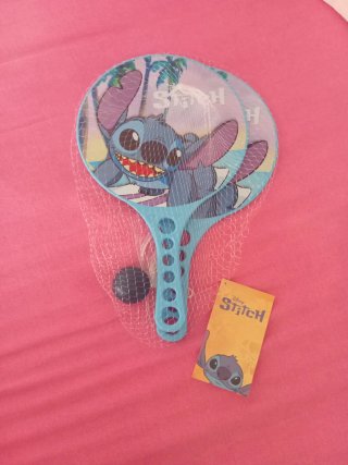 Pack Raquetas Playa con peloya de Stitch Disney