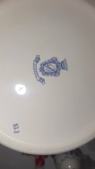 Tarro Sopera Porcelana Frararte Frutas
