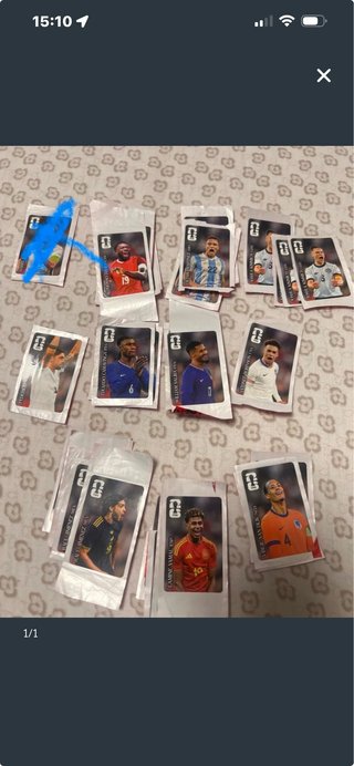 Cromos Coca Cola Mundial precio por unidad.