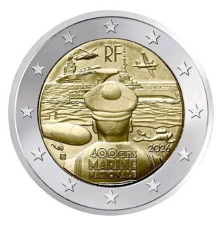 MONEDA CONMEMORATIVA 2€ FRANCIA 2026. MARINA