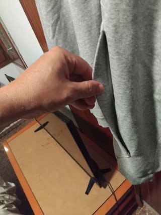 Sudadera Adidas Gris con Logo Grande