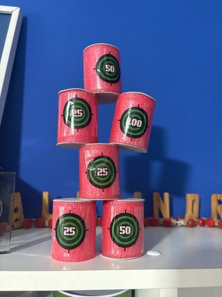REGALO Cilindros para juegos de puntería