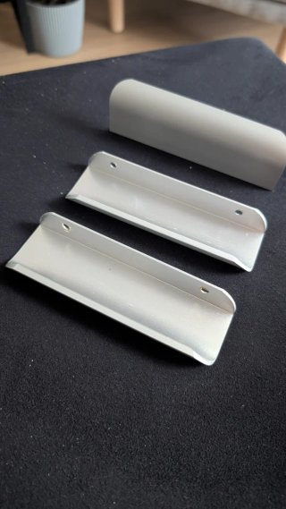 3 Maniglie BILLSBRO Ikea in Acciaio Inox