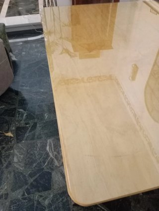 Mesa camilla beige con paño