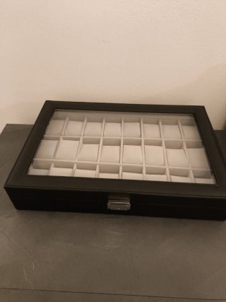 Scatola porta orologi 24 posti