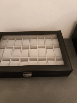 Scatola porta orologi 24 posti
