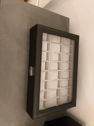 Scatola porta orologi 24 posti