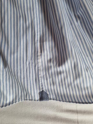 Camisa de chico a rayas azules