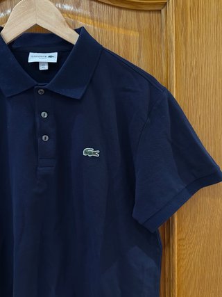Polo Lacoste Azul Marino Talla L