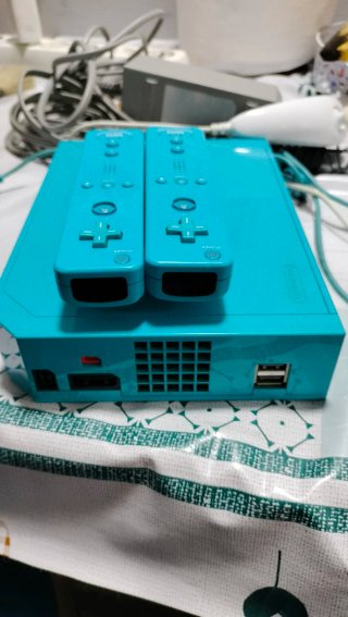 Consola Wii Nintendo Azul + Accesorios