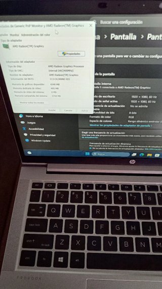 Portátil HP ProBook 635 Aero G8 256gb men.8 Gb RAM