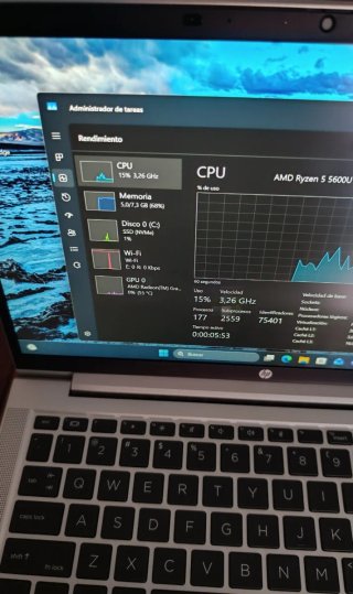 Portátil HP ProBook 635 Aero G8 256gb men.8 Gb RAM