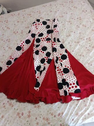 Falda flamenca talla 38