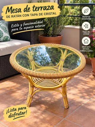 Mesita exterior para terraza
