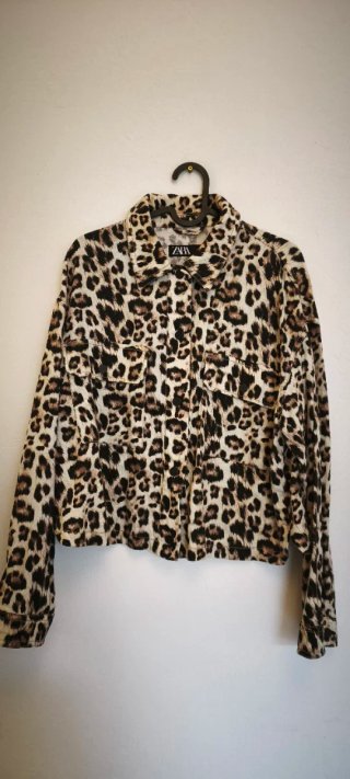 Camisa Zara Leopardo Talla L