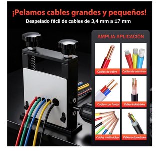 Máquina Pelacables Cobre ESOHOT 3-17mm