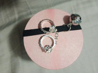 Pendientes Tous Aro Circonitas Plata